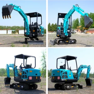 0.6ton 0.8ton 1ton 1.8 Ton 4ton Hydraulic Small Home Garden Rubber Track Crawler Mini Bagger  Digger  Excavators
