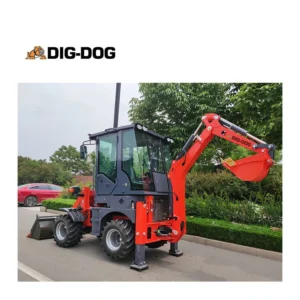 1 2 Ton Mini Back Hoe Factory Wheel Excavator Backhoe Loader Price