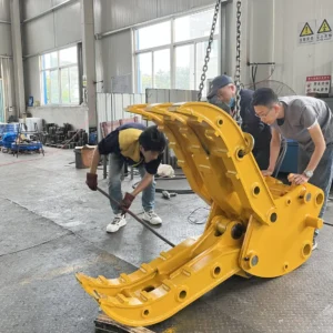 10t 12t 15t Excavator Grab Japan Grabber Fork Grab for Rock Stone Steel Scrap Construction Machinery Grapple Attachment