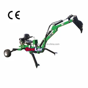 15HP EPA Towable Backhoe Excavator with Shovel Ditch Finger Log Thumb for Sale