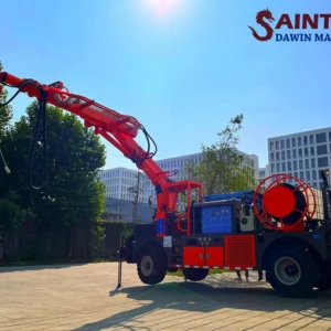 16m Spraying Height Wet Concrete Shotcrete Truck with Chemical Pump and Air Compressor