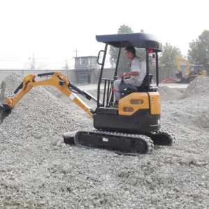 2023 New CE EPA Kubota Engine Mini Excavator 0.8 Ton 1 Ton 2 Ton Compact Small Hydraulic Track Digger with Cabin for Sale