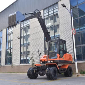 Wheeled Excavators Earth Moving Machine Hydraulic Wheel Excavator