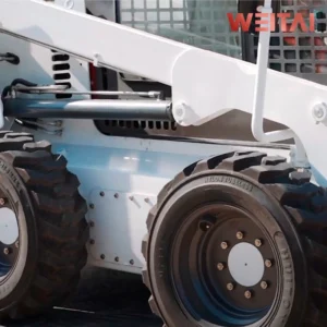 Wholesale Factory Direct Supply Small Mini Hydraulic Skid Steer Loader with Various Attachments 830 Kg Rated Load Wheel Loader