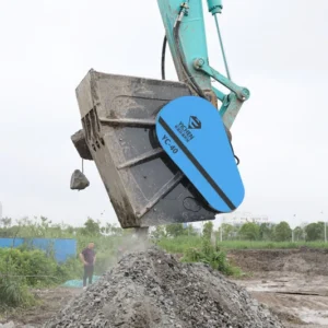 Yichen Crusher Bucket Excavator Crusher Bucket for Excavator Starting From 40t Construction Waste Crushing