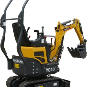Yuchai Yc10 Mini Excavator Diesel Rubber Track 1ton Quick Switch Digger Micro CE EPA Easy Use Construction Orchard Weeding Farm