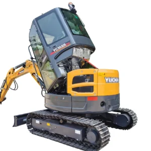 Yuchai Yc35sr PRO Made in China Zero Tail Excavator Micro Machine Mini Bagger Tailless Excavator