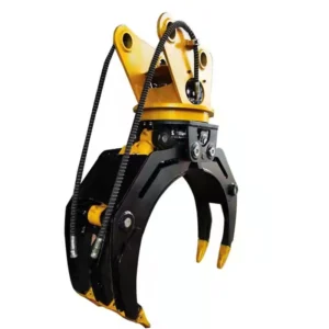 Zsya 5 Jaws Double Cylinder Rotatable Excavator Hydraulic Grapple